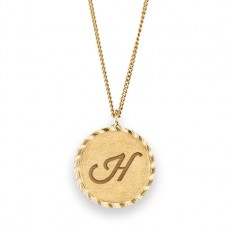 [Initial] PEG Coin NECKLACE GD