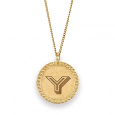 [Initial] LILO Coin NECKLACE GD
